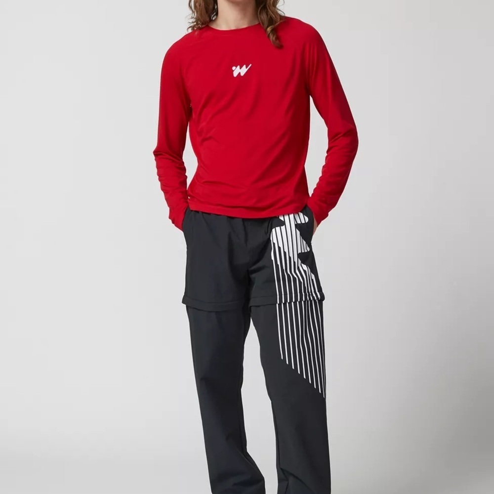 Urban Outfitters Without Walls Tech Red Long Sleeve Tee (NWOT)